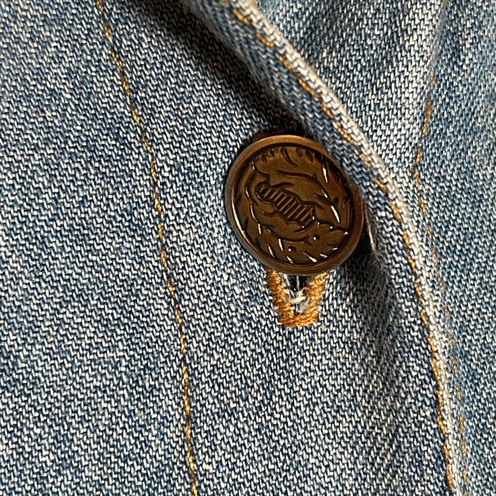 NEW. Vintage Studio, Denim Dress, M. Button up. - Picture 4 of 16